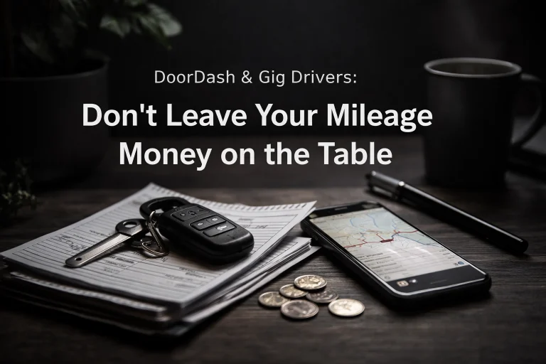 DoorDash & Gig Drivers: Don't Leave Your Mileage Money on the Table