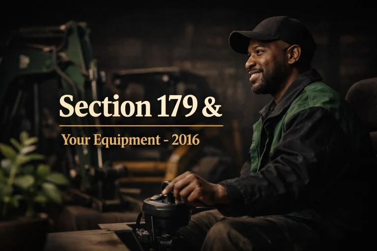Section 179 – Your Small Business Equipment in 2016