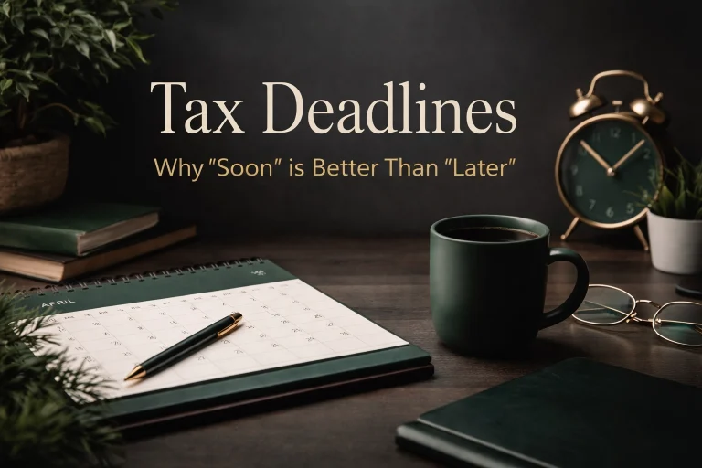 Tax Deadlines: Why 'Soon' is Better Than 'Later'
