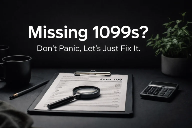 Missing 1099s? Don’t Panic, Let’s Just Fix It.