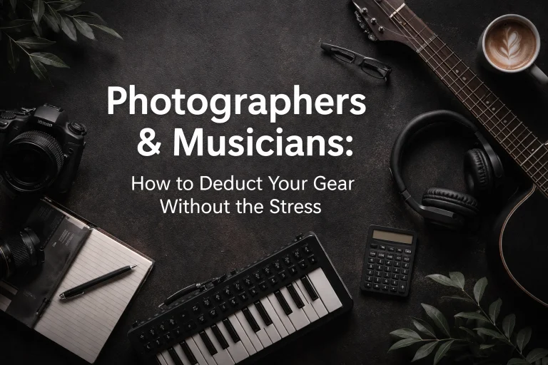 Photographers & Musicians: How to Deduct Your Gear Without the Stress